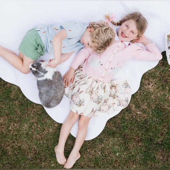 Pink Chicken Girls Gianna Skirt Bunny Friends Easter Size 14Y - Picture 11 of 12